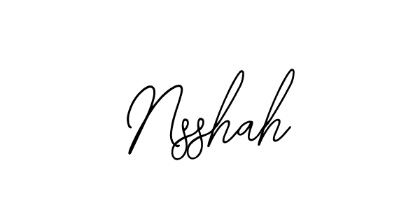 Make a beautiful signature design for name Nsshah. Use this online signature maker to create a handwritten signature for free. Nsshah signature style 12 images and pictures png
