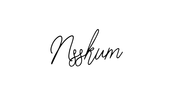 Make a beautiful signature design for name Nsskum. With this signature (Bearetta-2O07w) style, you can create a handwritten signature for free. Nsskum signature style 12 images and pictures png
