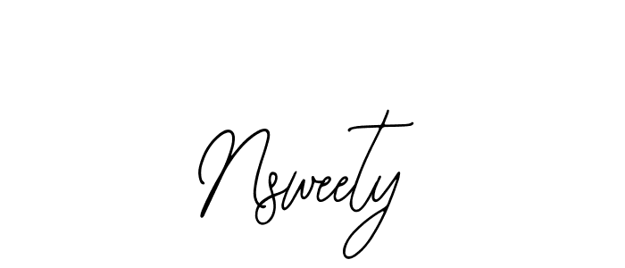 Make a beautiful signature design for name Nsweety. With this signature (Bearetta-2O07w) style, you can create a handwritten signature for free. Nsweety signature style 12 images and pictures png