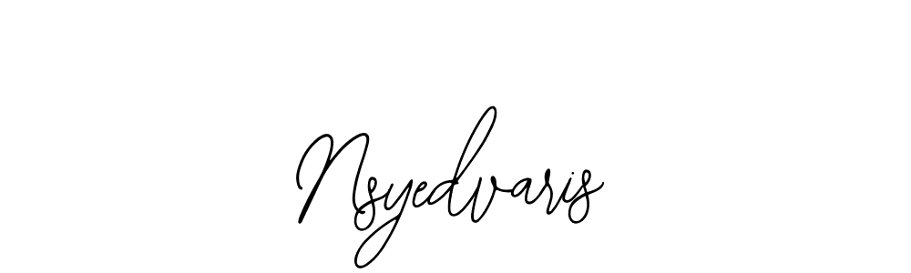 Make a beautiful signature design for name Nsyedvaris. Use this online signature maker to create a handwritten signature for free. Nsyedvaris signature style 12 images and pictures png