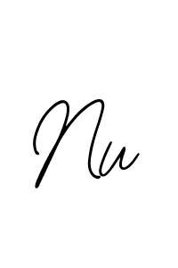 if you are searching for the best signature style for your name Nu. so please give up your signature search. here we have designed multiple signature styles  using Bearetta-2O07w. Nu signature style 12 images and pictures png
