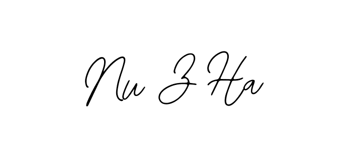Also we have Nu Z Ha name is the best signature style. Create professional handwritten signature collection using Bearetta-2O07w autograph style. Nu Z Ha signature style 12 images and pictures png
