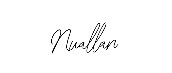 Nuallan stylish signature style. Best Handwritten Sign (Bearetta-2O07w) for my name. Handwritten Signature Collection Ideas for my name Nuallan. Nuallan signature style 12 images and pictures png