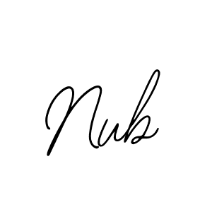 The best way (Bearetta-2O07w) to make a short signature is to pick only two or three words in your name. The name Nub include a total of six letters. For converting this name. Nub signature style 12 images and pictures png