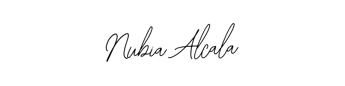 Make a beautiful signature design for name Nubia Alcala. Use this online signature maker to create a handwritten signature for free. Nubia Alcala signature style 12 images and pictures png