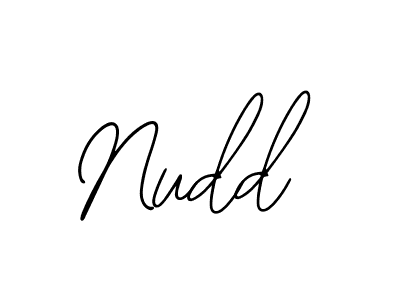 Design your own signature with our free online signature maker. With this signature software, you can create a handwritten (Bearetta-2O07w) signature for name Nudd. Nudd signature style 12 images and pictures png