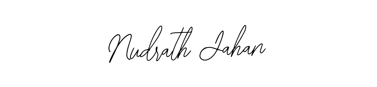 Make a beautiful signature design for name Nudrath Jahan. Use this online signature maker to create a handwritten signature for free. Nudrath Jahan signature style 12 images and pictures png