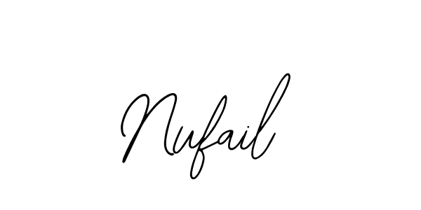 How to Draw Nufail signature style? Bearetta-2O07w is a latest design signature styles for name Nufail. Nufail signature style 12 images and pictures png