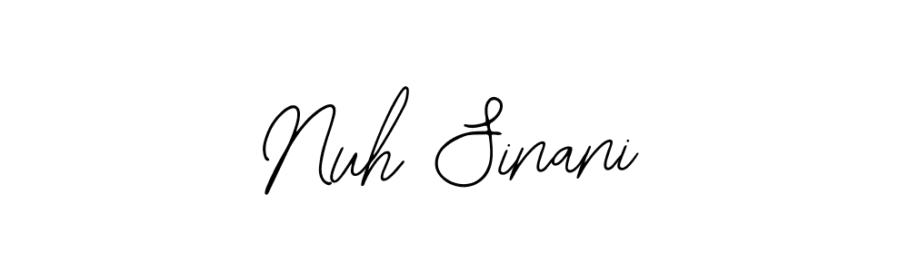 Design your own signature with our free online signature maker. With this signature software, you can create a handwritten (Bearetta-2O07w) signature for name Nuh Sinani. Nuh Sinani signature style 12 images and pictures png