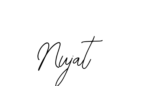 The best way (Bearetta-2O07w) to make a short signature is to pick only two or three words in your name. The name Nujat include a total of six letters. For converting this name. Nujat signature style 12 images and pictures png