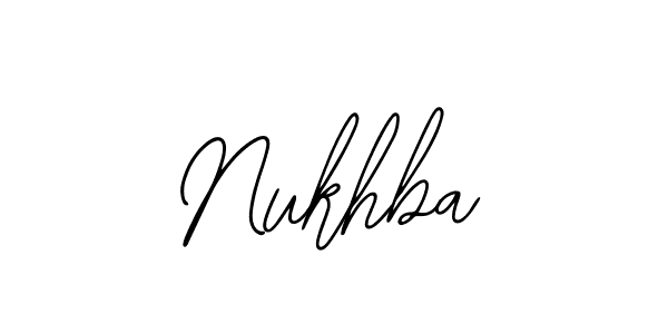 Nukhba stylish signature style. Best Handwritten Sign (Bearetta-2O07w) for my name. Handwritten Signature Collection Ideas for my name Nukhba. Nukhba signature style 12 images and pictures png