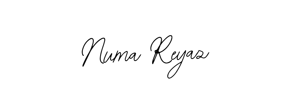 Make a beautiful signature design for name Numa Reyaz. With this signature (Bearetta-2O07w) style, you can create a handwritten signature for free. Numa Reyaz signature style 12 images and pictures png