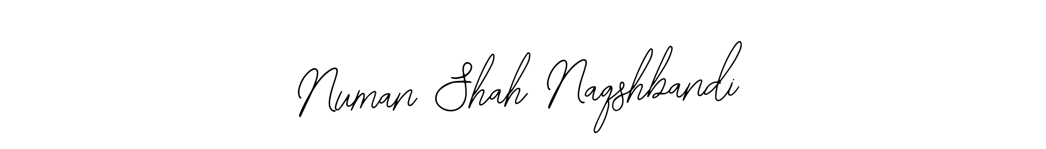 Use a signature maker to create a handwritten signature online. With this signature software, you can design (Bearetta-2O07w) your own signature for name Numan Shah Naqshbandi. Numan Shah Naqshbandi signature style 12 images and pictures png