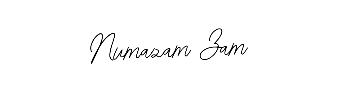 Also we have Numazam Zam name is the best signature style. Create professional handwritten signature collection using Bearetta-2O07w autograph style. Numazam Zam signature style 12 images and pictures png