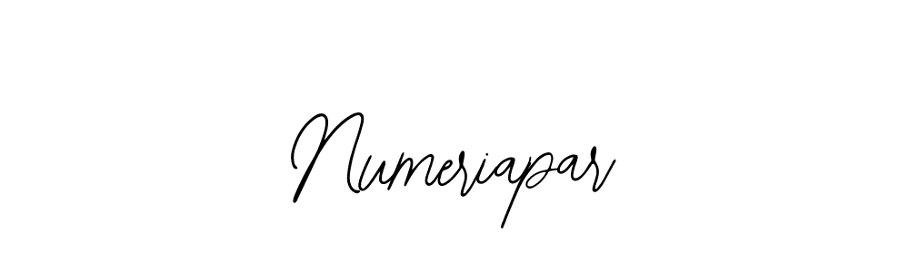 Create a beautiful signature design for name Numeriapar. With this signature (Bearetta-2O07w) fonts, you can make a handwritten signature for free. Numeriapar signature style 12 images and pictures png