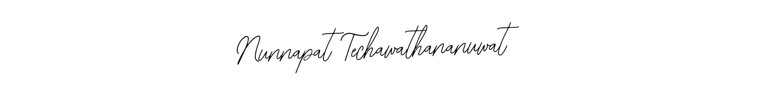 Make a beautiful signature design for name Nunnapat Techawathananuwat. Use this online signature maker to create a handwritten signature for free. Nunnapat Techawathananuwat signature style 12 images and pictures png