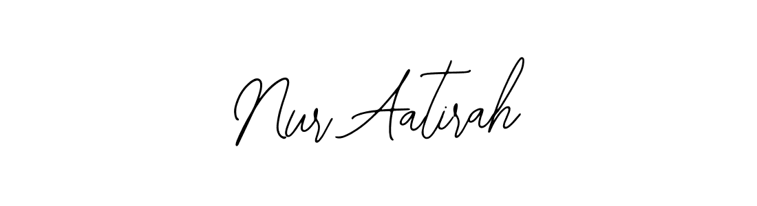 This is the best signature style for the Nur Aatirah name. Also you like these signature font (Bearetta-2O07w). Mix name signature. Nur Aatirah signature style 12 images and pictures png