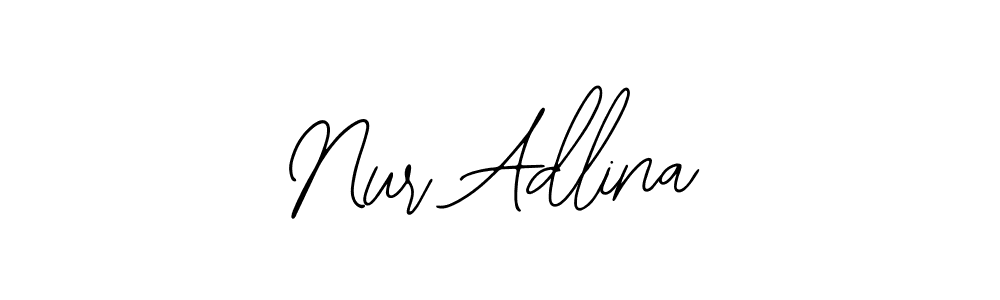 Also You can easily find your signature by using the search form. We will create Nur Adlina name handwritten signature images for you free of cost using Bearetta-2O07w sign style. Nur Adlina signature style 12 images and pictures png
