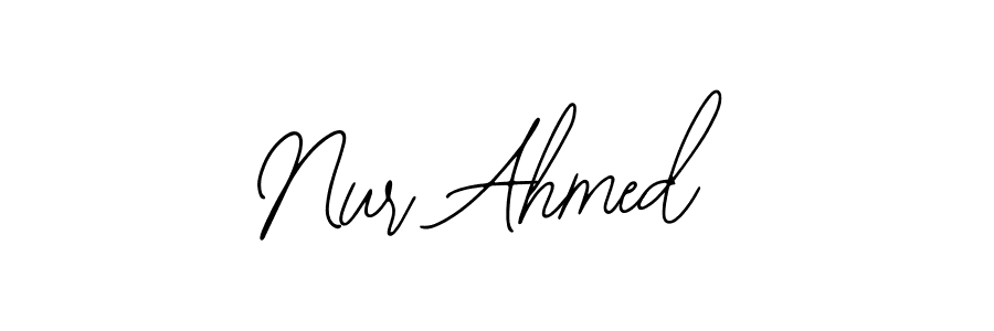 Create a beautiful signature design for name Nur Ahmed. With this signature (Bearetta-2O07w) fonts, you can make a handwritten signature for free. Nur Ahmed signature style 12 images and pictures png