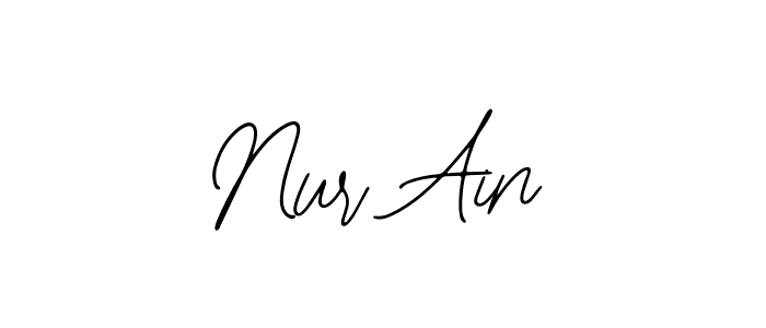 Also You can easily find your signature by using the search form. We will create Nur Ain name handwritten signature images for you free of cost using Bearetta-2O07w sign style. Nur Ain signature style 12 images and pictures png