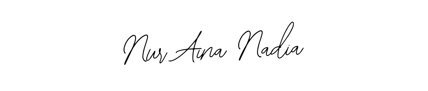 Design your own signature with our free online signature maker. With this signature software, you can create a handwritten (Bearetta-2O07w) signature for name Nur Aina Nadia. Nur Aina Nadia signature style 12 images and pictures png