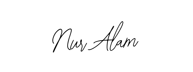 Use a signature maker to create a handwritten signature online. With this signature software, you can design (Bearetta-2O07w) your own signature for name Nur Alam. Nur Alam signature style 12 images and pictures png