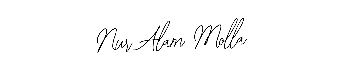 Also You can easily find your signature by using the search form. We will create Nur Alam Molla name handwritten signature images for you free of cost using Bearetta-2O07w sign style. Nur Alam Molla signature style 12 images and pictures png