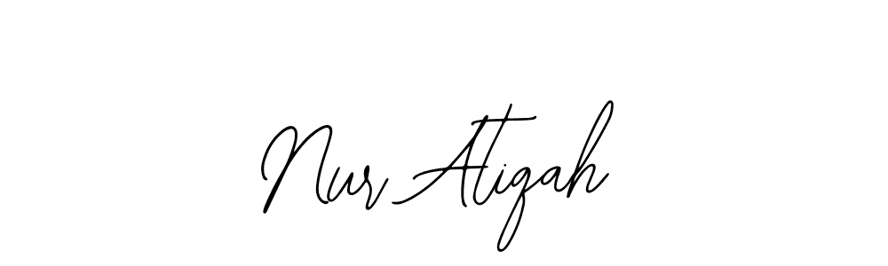 See photos of Nur Atiqah official signature by Spectra . Check more albums & portfolios. Read reviews & check more about Bearetta-2O07w font. Nur Atiqah signature style 12 images and pictures png
