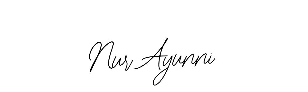 You can use this online signature creator to create a handwritten signature for the name Nur Ayunni. This is the best online autograph maker. Nur Ayunni signature style 12 images and pictures png