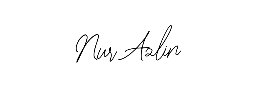 You should practise on your own different ways (Bearetta-2O07w) to write your name (Nur Azlin) in signature. don't let someone else do it for you. Nur Azlin signature style 12 images and pictures png