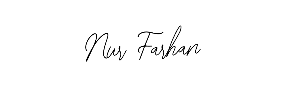 Best and Professional Signature Style for Nur Farhan. Bearetta-2O07w Best Signature Style Collection. Nur Farhan signature style 12 images and pictures png
