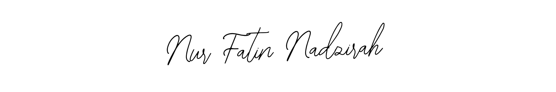 You should practise on your own different ways (Bearetta-2O07w) to write your name (Nur Fatin Nadzirah) in signature. don't let someone else do it for you. Nur Fatin Nadzirah signature style 12 images and pictures png