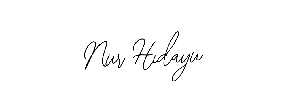 You should practise on your own different ways (Bearetta-2O07w) to write your name (Nur Hidayu) in signature. don't let someone else do it for you. Nur Hidayu signature style 12 images and pictures png