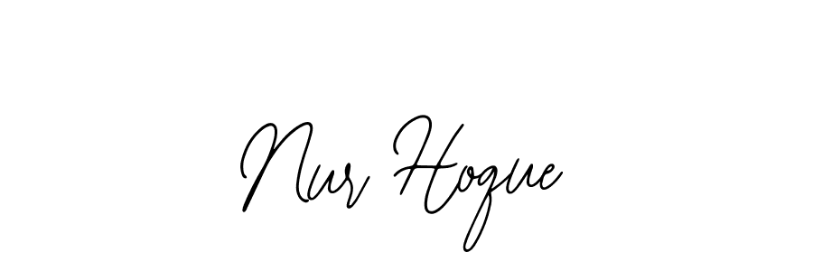 Use a signature maker to create a handwritten signature online. With this signature software, you can design (Bearetta-2O07w) your own signature for name Nur Hoque. Nur Hoque signature style 12 images and pictures png