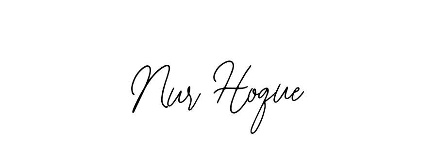 Use a signature maker to create a handwritten signature online. With this signature software, you can design (Bearetta-2O07w) your own signature for name Nur Hoque. Nur Hoque signature style 12 images and pictures png