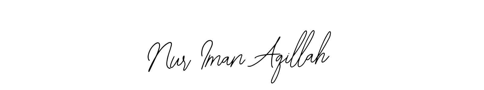 Here are the top 10 professional signature styles for the name Nur Iman Aqillah. These are the best autograph styles you can use for your name. Nur Iman Aqillah signature style 12 images and pictures png