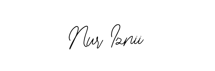Design your own signature with our free online signature maker. With this signature software, you can create a handwritten (Bearetta-2O07w) signature for name Nur Iznii. Nur Iznii signature style 12 images and pictures png