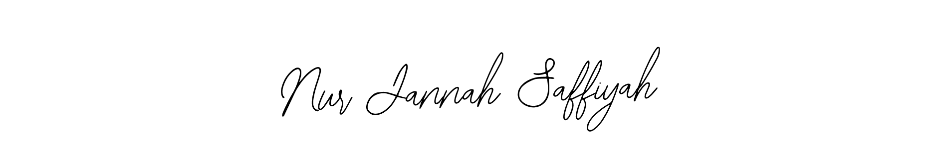 Nur Jannah Saffiyah stylish signature style. Best Handwritten Sign (Bearetta-2O07w) for my name. Handwritten Signature Collection Ideas for my name Nur Jannah Saffiyah. Nur Jannah Saffiyah signature style 12 images and pictures png