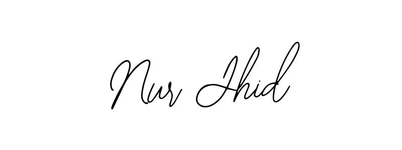 Design your own signature with our free online signature maker. With this signature software, you can create a handwritten (Bearetta-2O07w) signature for name Nur Jhid. Nur Jhid signature style 12 images and pictures png