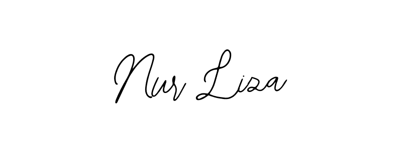 if you are searching for the best signature style for your name Nur Liza. so please give up your signature search. here we have designed multiple signature styles  using Bearetta-2O07w. Nur Liza signature style 12 images and pictures png