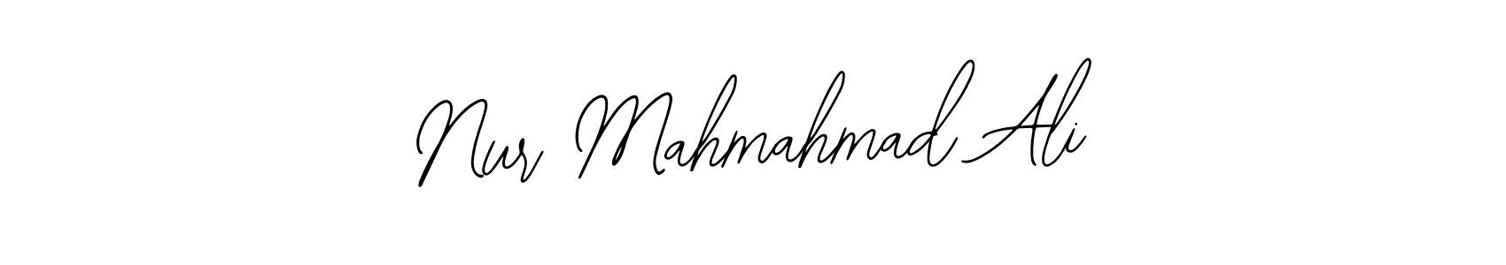 Design your own signature with our free online signature maker. With this signature software, you can create a handwritten (Bearetta-2O07w) signature for name Nur Mahmahmad Ali. Nur Mahmahmad Ali signature style 12 images and pictures png