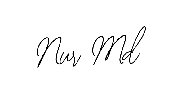 Create a beautiful signature design for name Nur Md. With this signature (Bearetta-2O07w) fonts, you can make a handwritten signature for free. Nur Md signature style 12 images and pictures png