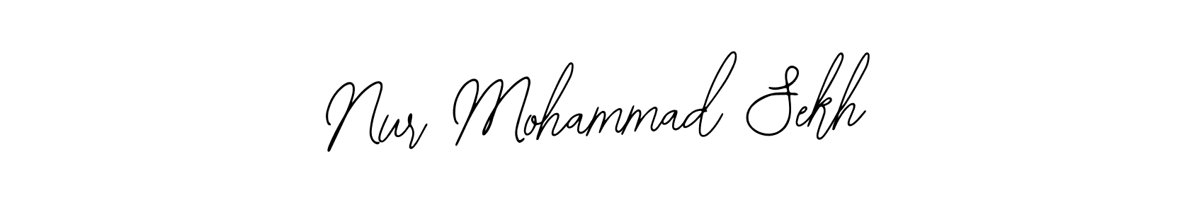 Also You can easily find your signature by using the search form. We will create Nur Mohammad Sekh name handwritten signature images for you free of cost using Bearetta-2O07w sign style. Nur Mohammad Sekh signature style 12 images and pictures png