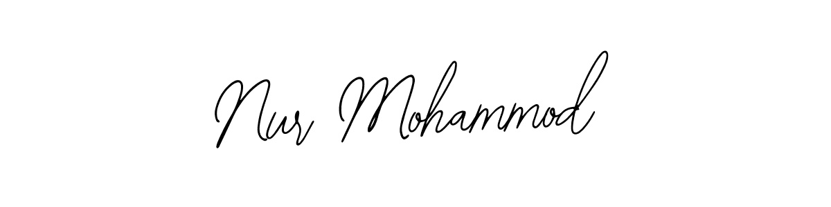 Design your own signature with our free online signature maker. With this signature software, you can create a handwritten (Bearetta-2O07w) signature for name Nur Mohammod. Nur Mohammod signature style 12 images and pictures png