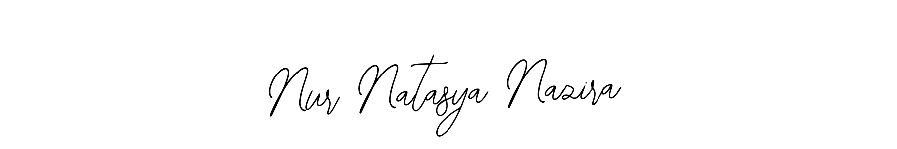 Also You can easily find your signature by using the search form. We will create Nur Natasya Nazira name handwritten signature images for you free of cost using Bearetta-2O07w sign style. Nur Natasya Nazira signature style 12 images and pictures png