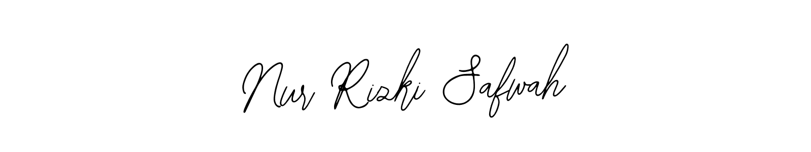 Use a signature maker to create a handwritten signature online. With this signature software, you can design (Bearetta-2O07w) your own signature for name Nur Rizki Safwah. Nur Rizki Safwah signature style 12 images and pictures png