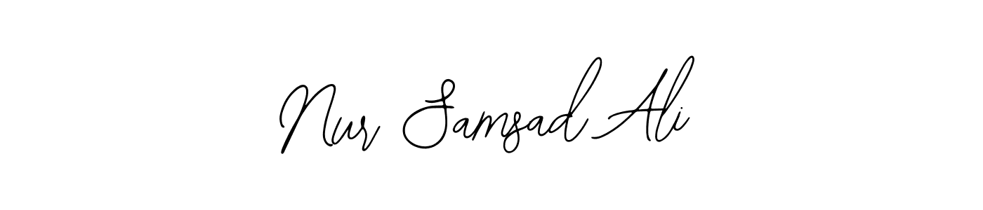 Make a beautiful signature design for name Nur Samsad Ali. Use this online signature maker to create a handwritten signature for free. Nur Samsad Ali signature style 12 images and pictures png