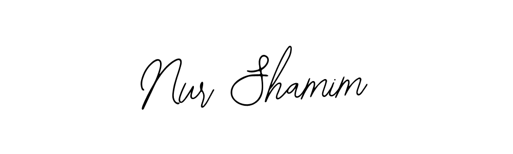 Nur Shamim stylish signature style. Best Handwritten Sign (Bearetta-2O07w) for my name. Handwritten Signature Collection Ideas for my name Nur Shamim. Nur Shamim signature style 12 images and pictures png