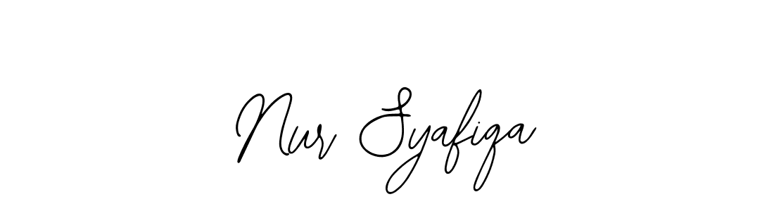 How to Draw Nur Syafiqa signature style? Bearetta-2O07w is a latest design signature styles for name Nur Syafiqa. Nur Syafiqa signature style 12 images and pictures png