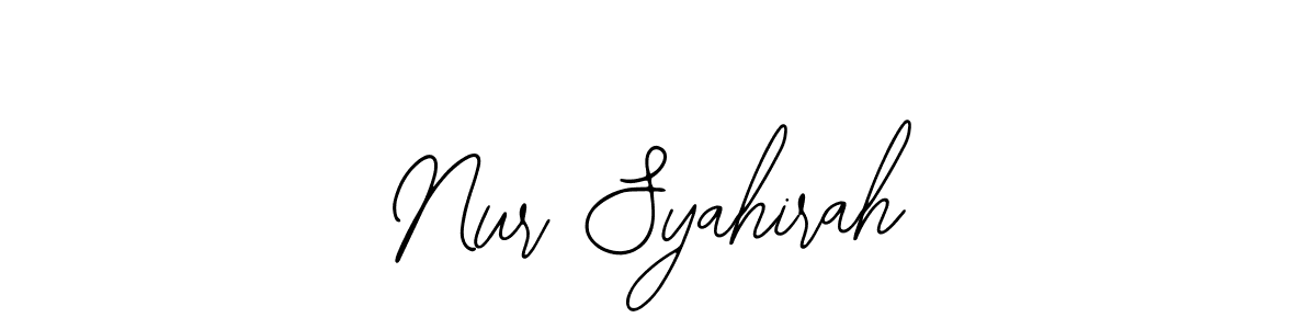 Also You can easily find your signature by using the search form. We will create Nur Syahirah name handwritten signature images for you free of cost using Bearetta-2O07w sign style. Nur Syahirah signature style 12 images and pictures png